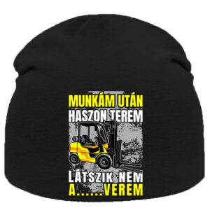 Targoncás Munkám után haszon –  Sapka