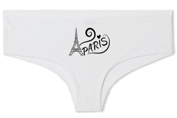 Love Paris Párizs - Francia bugyi - XL, Fehér