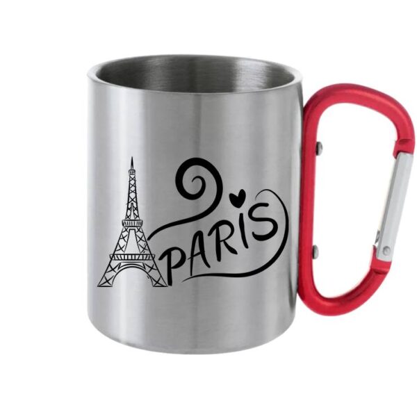 Love Paris Párizs - Karabineres bögre - Szürke