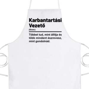 Karbantartási vezető- Basic kötény