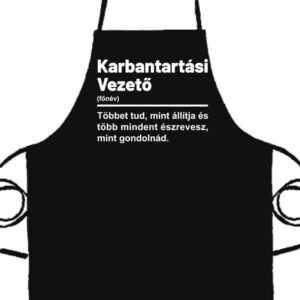 Karbantartási vezető- Prémium kötény