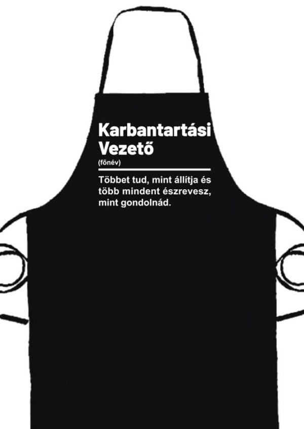 Karbantartási vezető- Prémium kötény