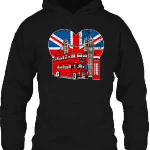 Love London – Unisex kapucnis pulóver