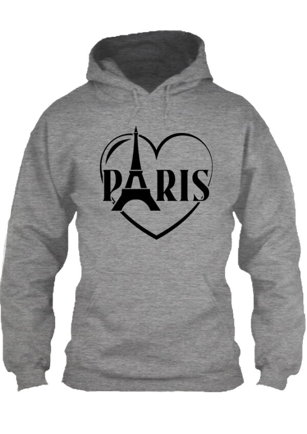 Szeretlek Párizs - Unisex kapucnis pulóver