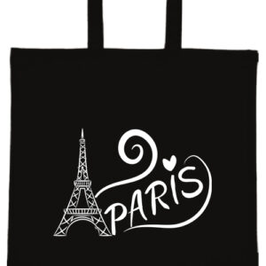 Love Paris Párizs – hosszú vagy rövid fülű vászontáska