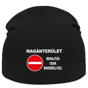 Magánterület Behajtás csak engedéllyel –  Sapka