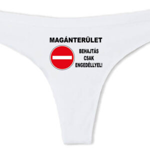 Magánterület Behajtás csak engedéllyel – Tanga