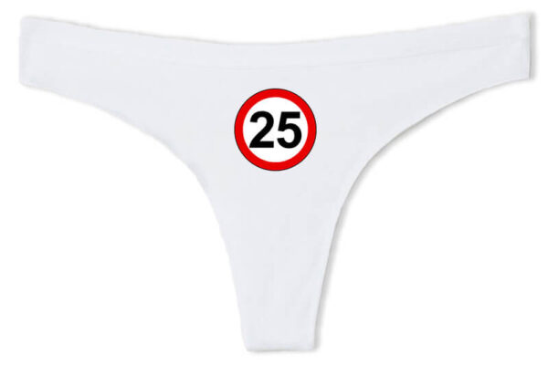 Születésnap 25 éves tábla - Tanga