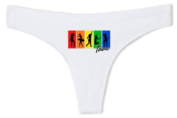Tánc táncosok lány - Tanga - XL, Fehér