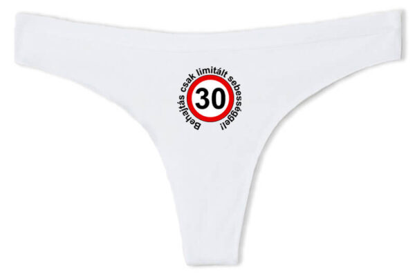 Limitált sebességgel 30 éves születésnap - Tanga