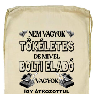 Tökéletes bolti eladó- Basic tornazsák