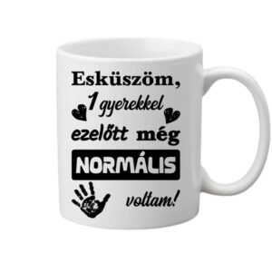 Egy gyerekkel ezelőtt normális voltam – Bögre