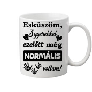 Három gyerekkel ezelőtt normális voltam – Bögre