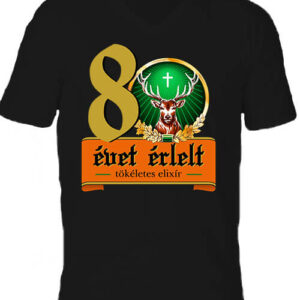 Jager 80 évet érlelt elixír – Férfi V nyakú póló
