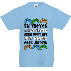 Apa nem csak játszik- Gyerek póló