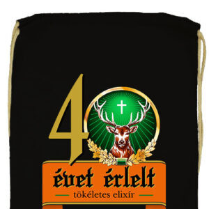 Jager 40 évet érlelt elixír- Basic tornazsák