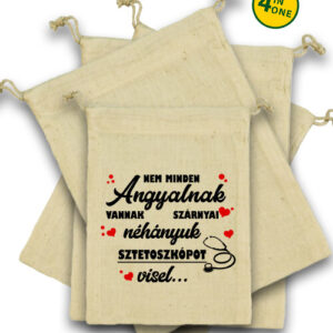 Sztetoszkópos angyal – Vászonzacskó szett