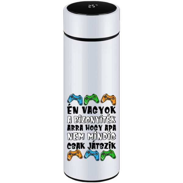 Apa nem csak játszik - Okos kulacs