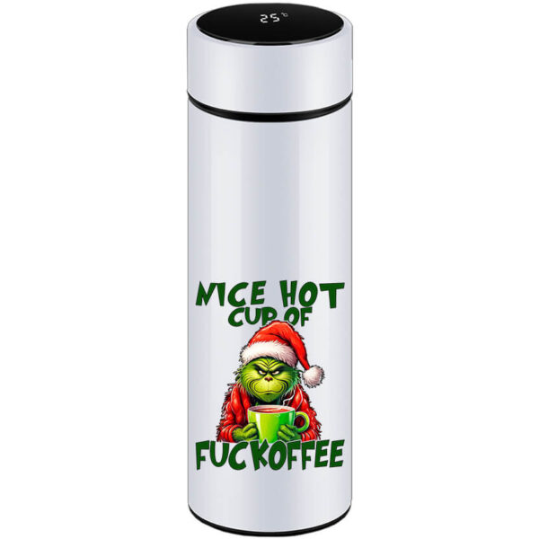 Okos kulacs Grincs Fuckoffee fehér