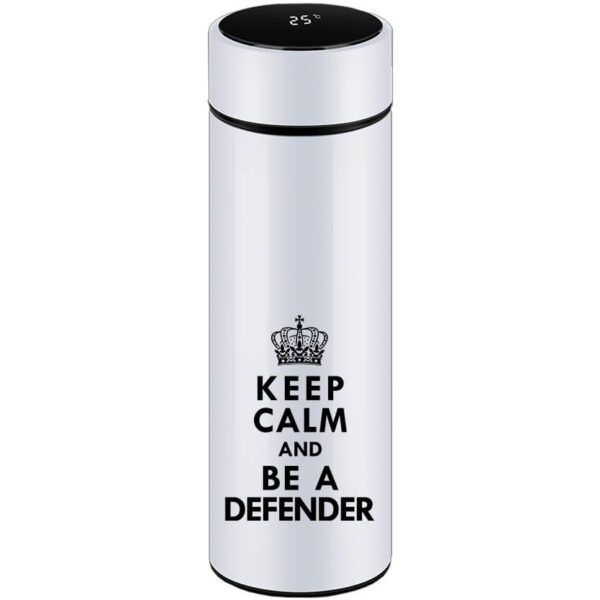 Keep calm defender - Okos kulacs