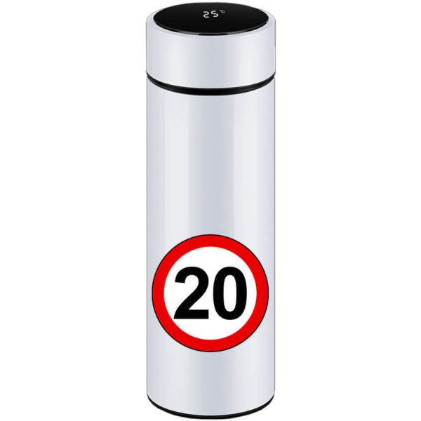 Születésnap 20 éves tábla - Okos kulacs