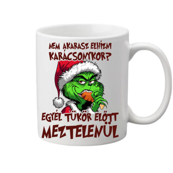 Karácsonyi fogyókúra Grincs módra - Bögre