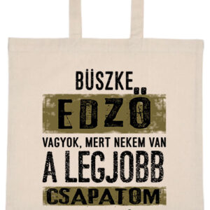 Büszke edző – hosszú vagy rövid fülű vászontáska
