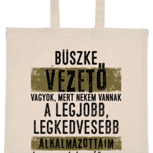 Büszke vezető – hosszú vagy rövid fülű vászontáska
