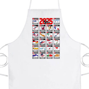 MotoGP 2025 Versenynaptár- Prémium kötény