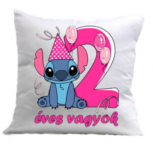 Stitch 2 éves születésnap  – Párna