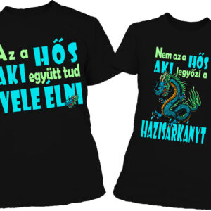 Nem az a hős aki legyőzi a házisárkányt – Páros póló
