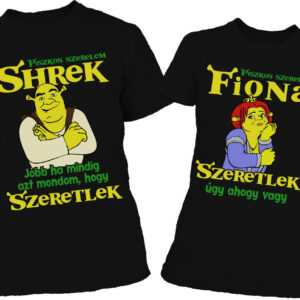 Shrek Fiona szerelem – Páros póló