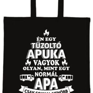 Tűzoltó apuka – hosszú vagy rövid fülű vászontáska