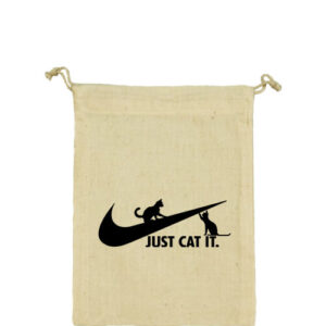 Just cat it Nike cica – Vászonzacskó kicsi