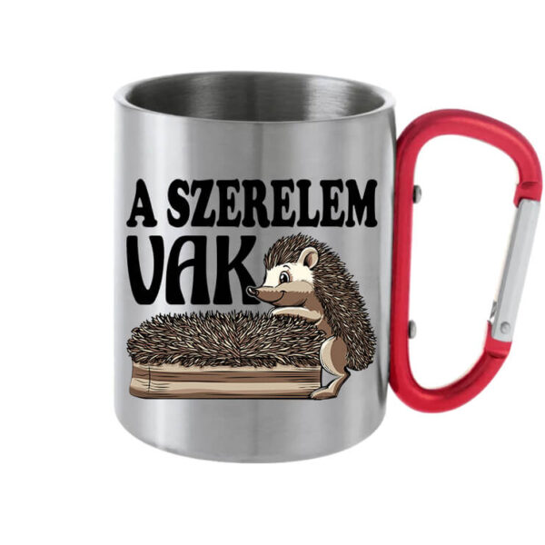 A szerelem vak - Karabineres bögre - Szürke