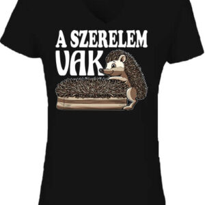 A szerelem vak – Női V nyakú póló