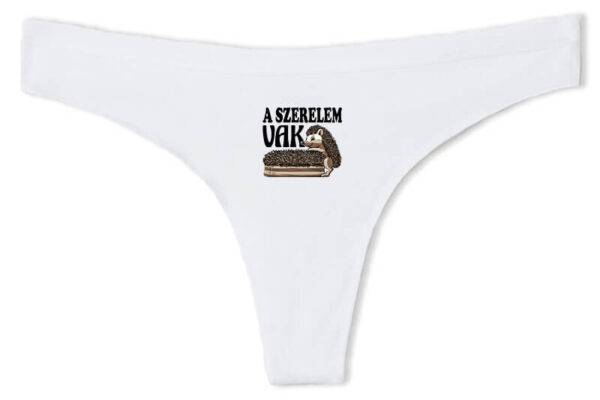 A szerelem vak - Tanga - XL, Fehér