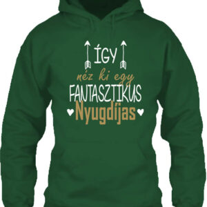 Így néz ki egy fantasztikus nyugdíjas – Unisex kapucnis pulóver