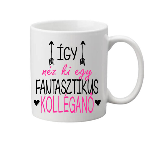 Bögre Így néz ki egy fantasztikus kolléganő fehér