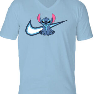 Nike Stitch kék – Férfi V nyakú póló