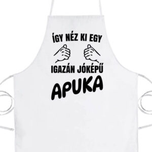 Így néz ki egy jóképű apuka- Prémium kötény