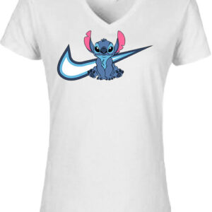 Nike Stitch kék – Női V nyakú póló