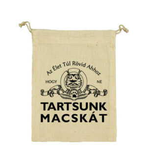 Tartsunk macskát – Vászonzacskó