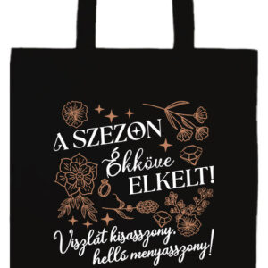 A szezon ékköve elkelt lánybúcsú- Basic hosszú fülű táska