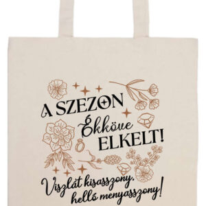A szezon ékköve elkelt lánybúcsú- Prémium hosszú fülű táska