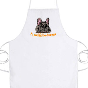 A család kedvence francia bulldog – Kötény