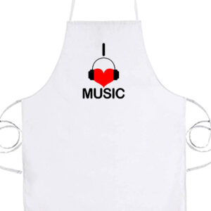 I love music – Kötény