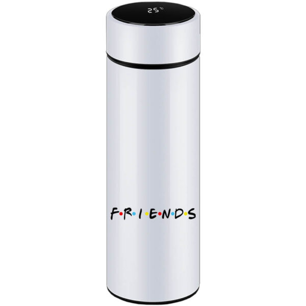 Okos kulacs Friends fehér
