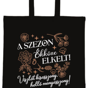 A szezon ékköve elkelt lánybúcsú- Basic rövid fülű táska