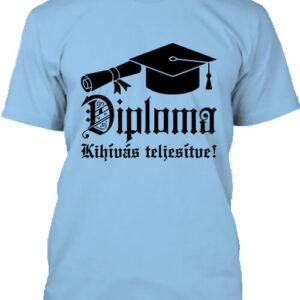 Diploma kihívás teljesítve – Férfi póló